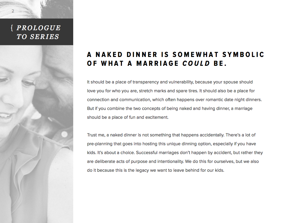 Naked Dinners Redefining Married Sex EBook Marriage365