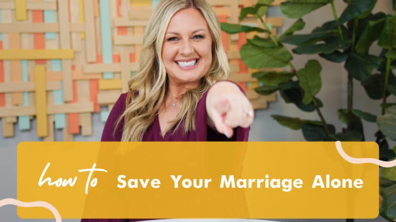 Marriage365 Webcast Preview: How to Save Your Marriage Alone