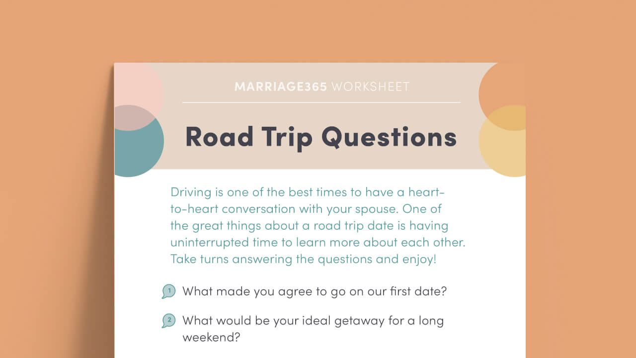 road trip questions worksheet