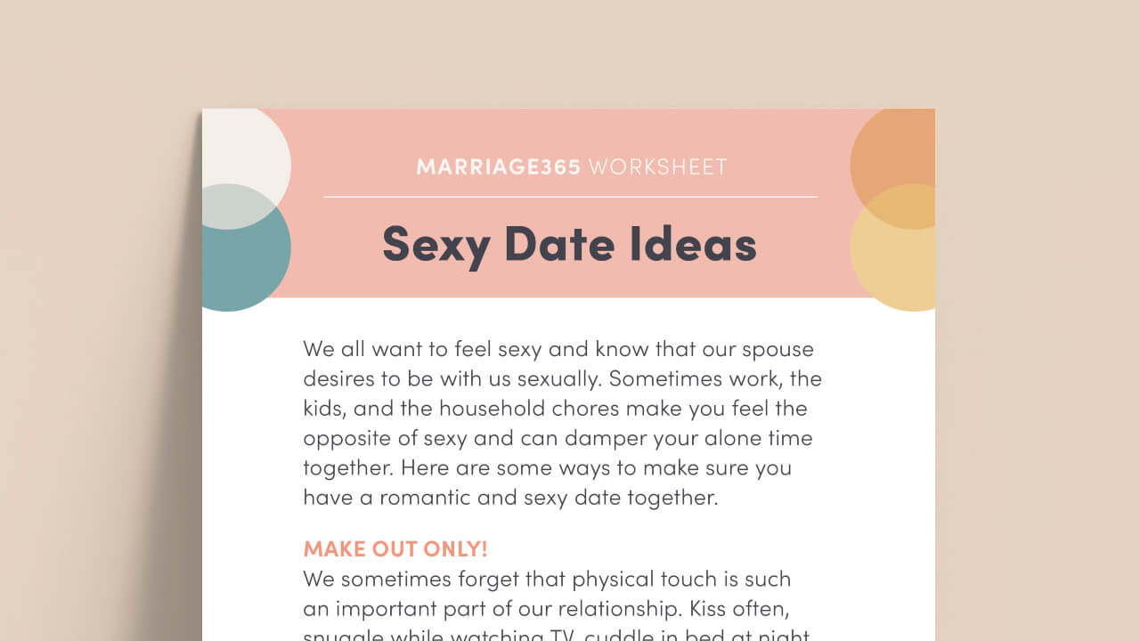 sexy date ideas worksheet
