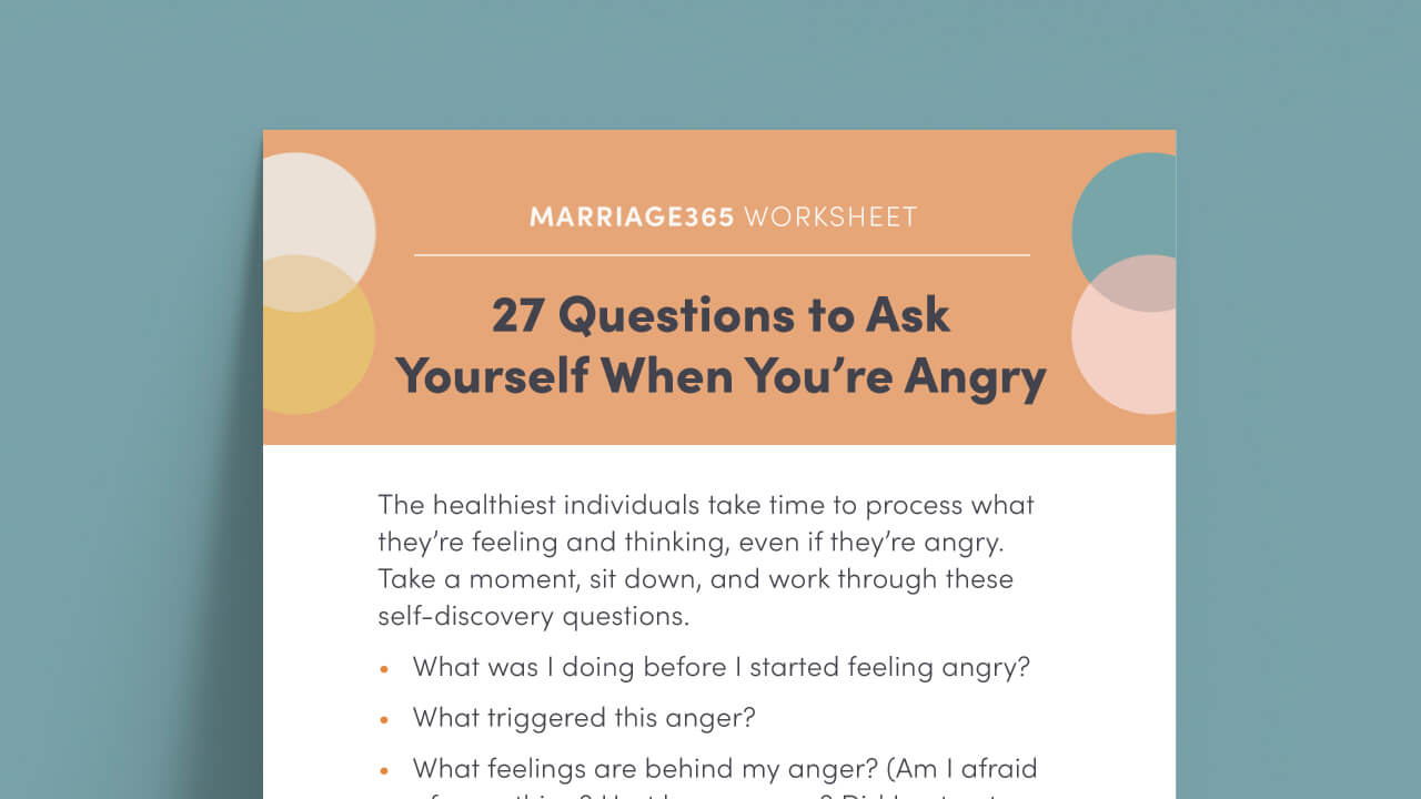 27 questions to ask yourself when you're angry